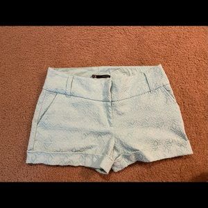 Maurices light blue shorts